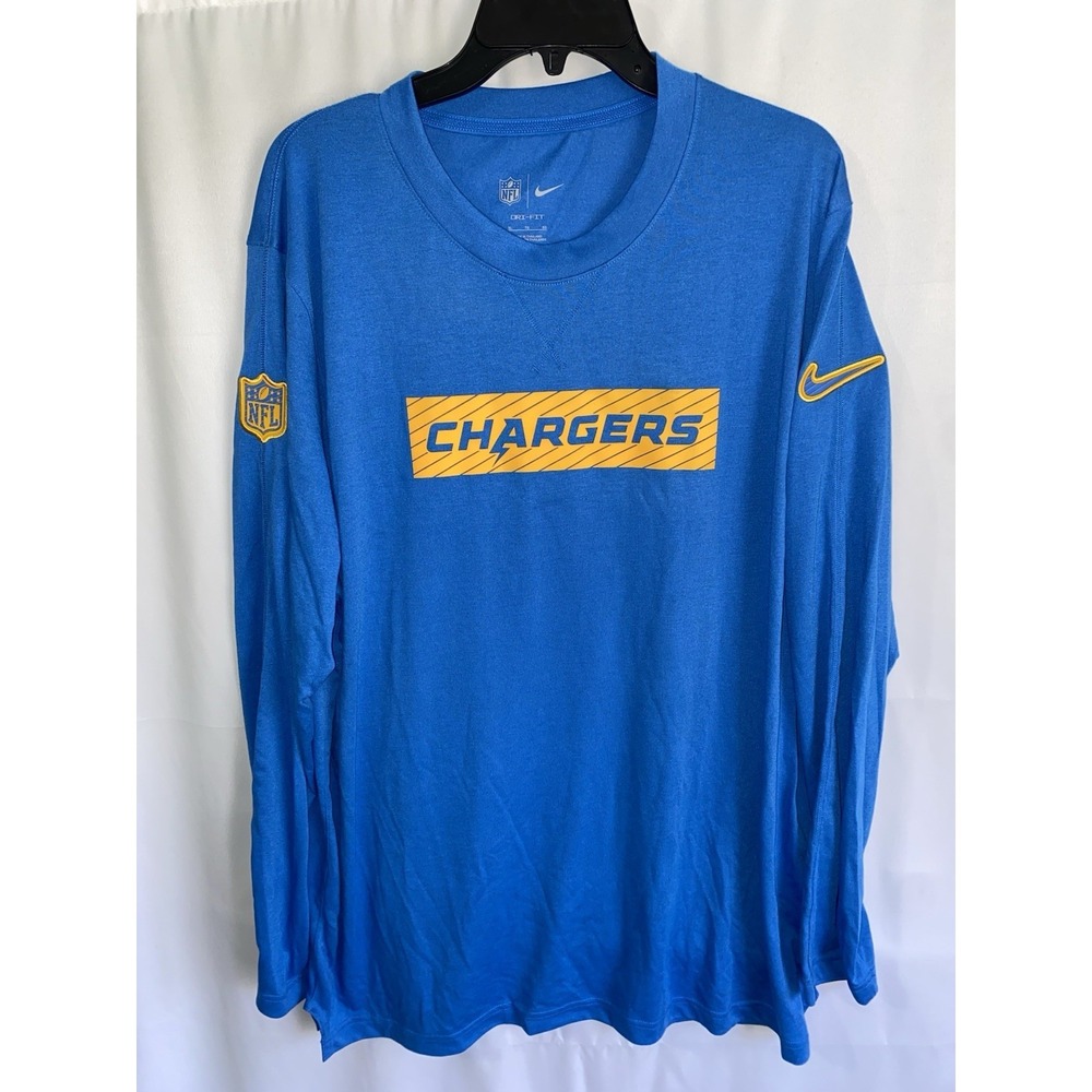 Los Angeles Chargers Nike NFL‎ Dri-Fit Long Sleeve Shirt Men's XL